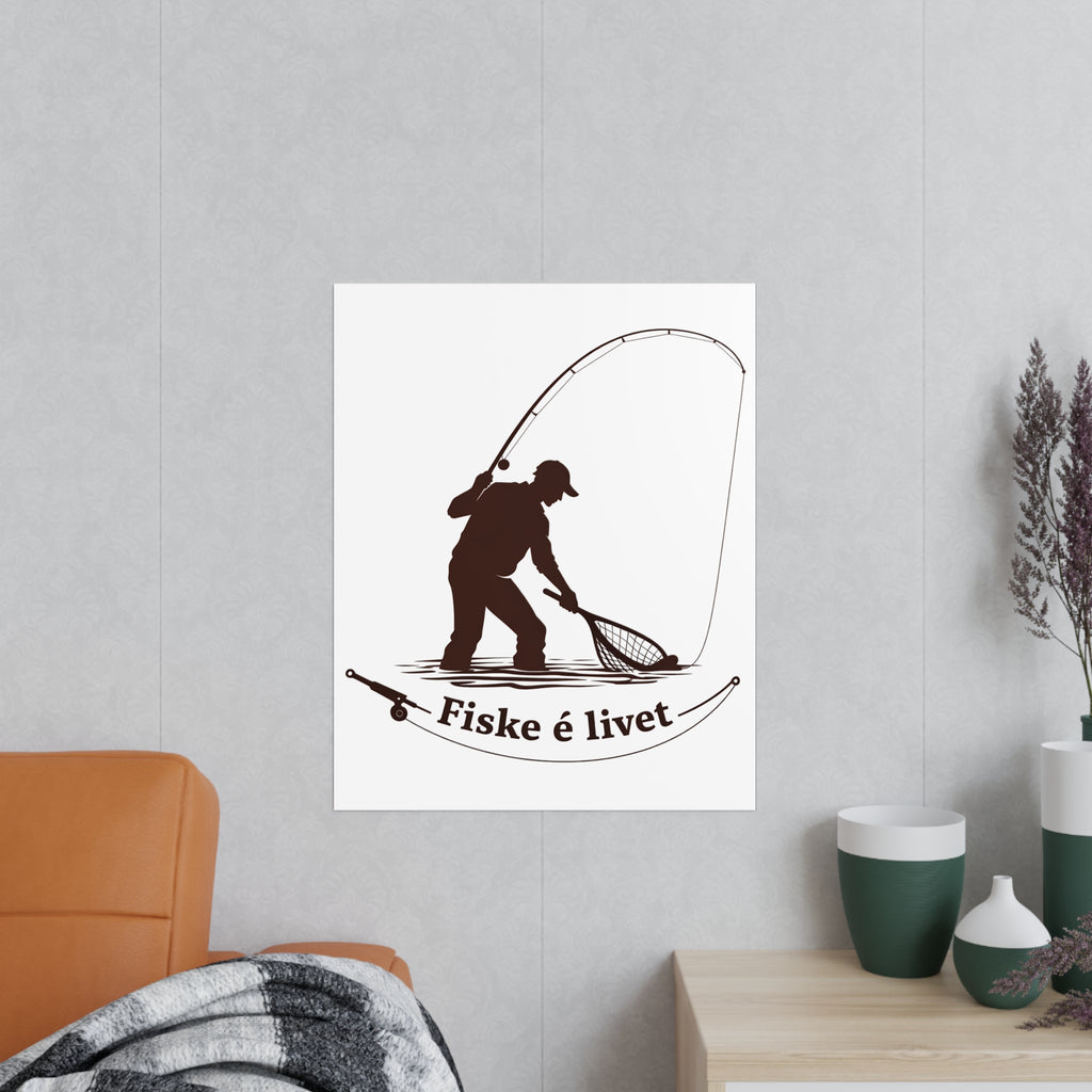 Photopaper Poster | Fiske é livet