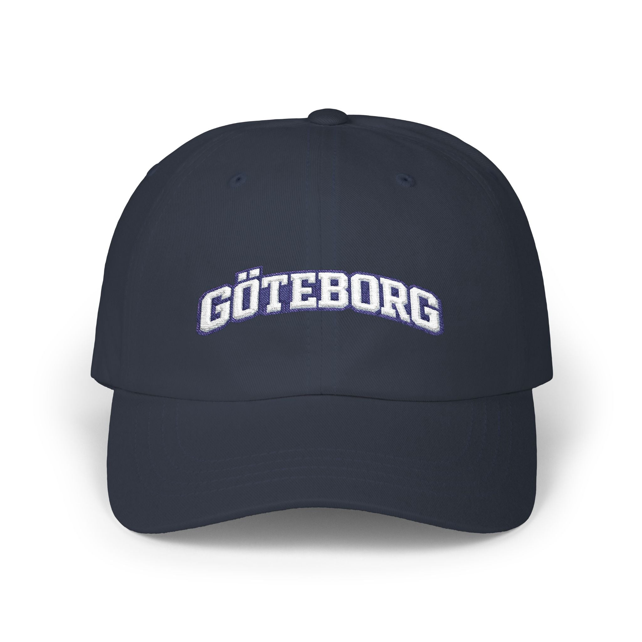 Göteborg Keps - Vit Brodyr | Klassisk Supporterkeps