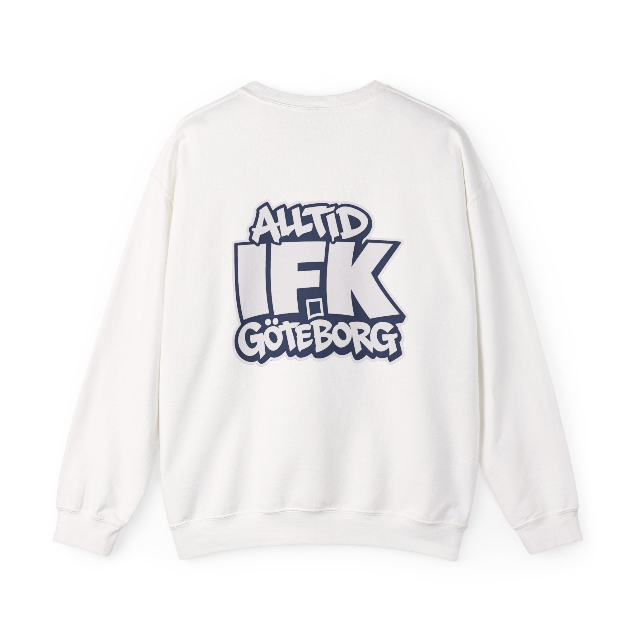 Alltid IFK Göteborg Sweatshirt | Weast Coast Threads | Vit tryck på rygg