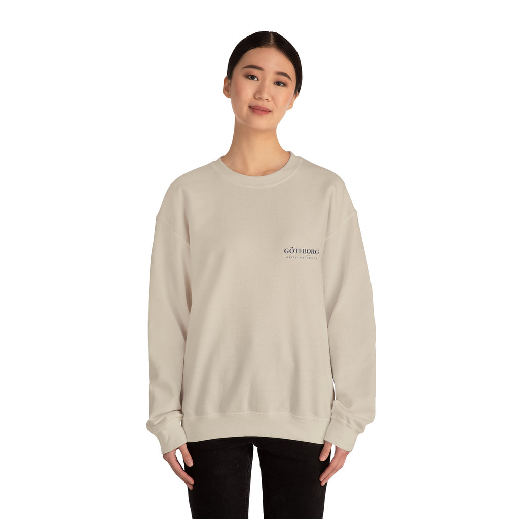 Alltid IFK Göteborg Sweatshirt | Weast Coast Threads | Vit tryck på rygg