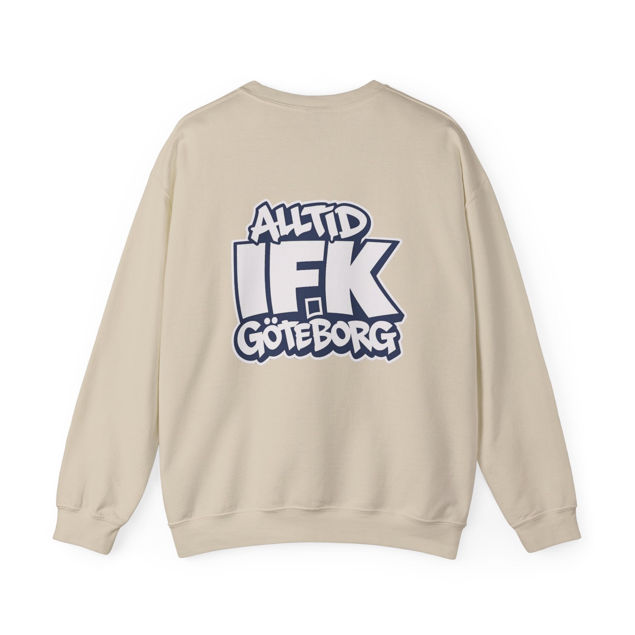 Alltid IFK Göteborg Sweatshirt | Weast Coast Threads | Vit tryck på rygg