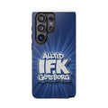 Alltid IFK Göteborg | Blå Bakgrund | Vit Logotype | Navy Protective Cover | iphone & Samsung