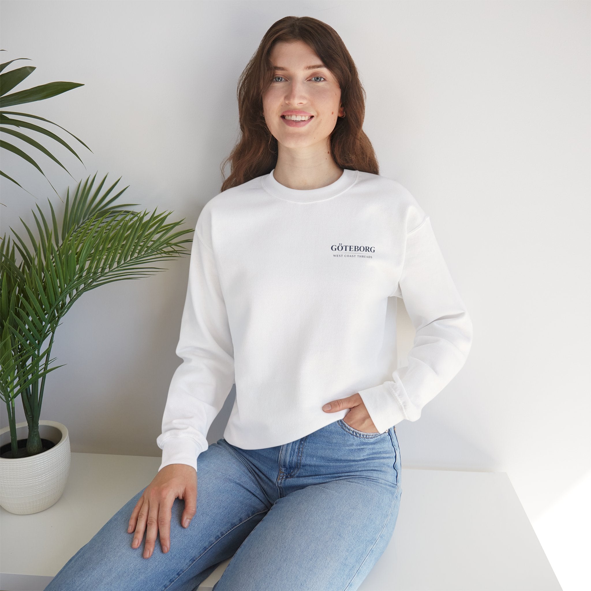 Alltid IFK Göteborg Sweatshirt | West Coast Threads | Blå tryck på rygg