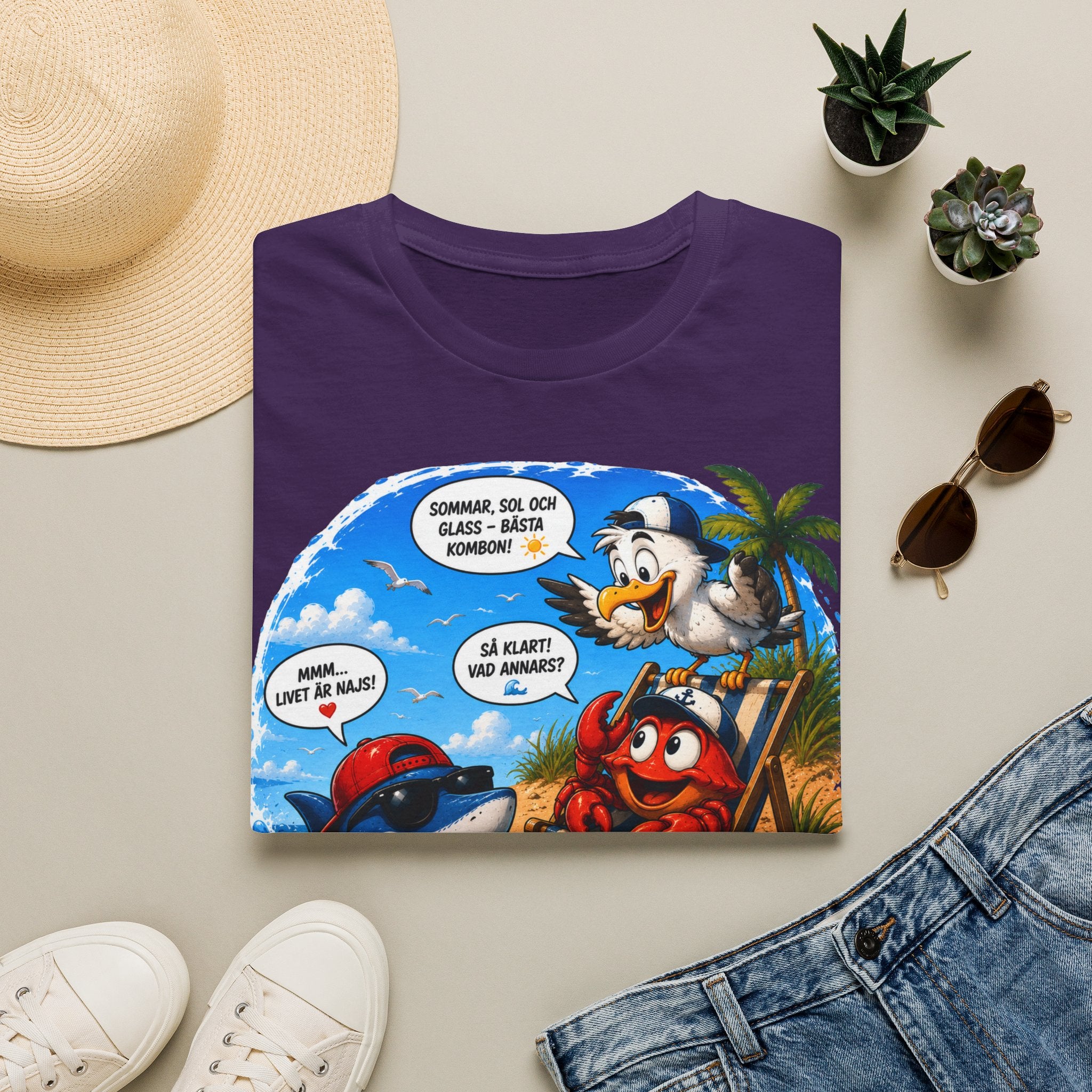 T-Shirt | Standard | Sommar vid stranden