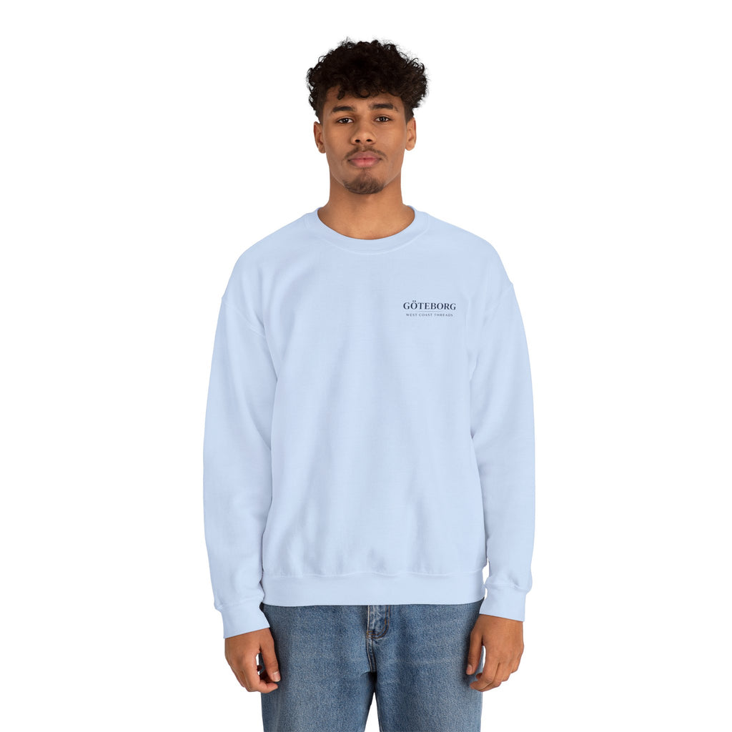 Alltid IFK Göteborg Sweatshirt | West Coast Threads | Blå tryck på rygg