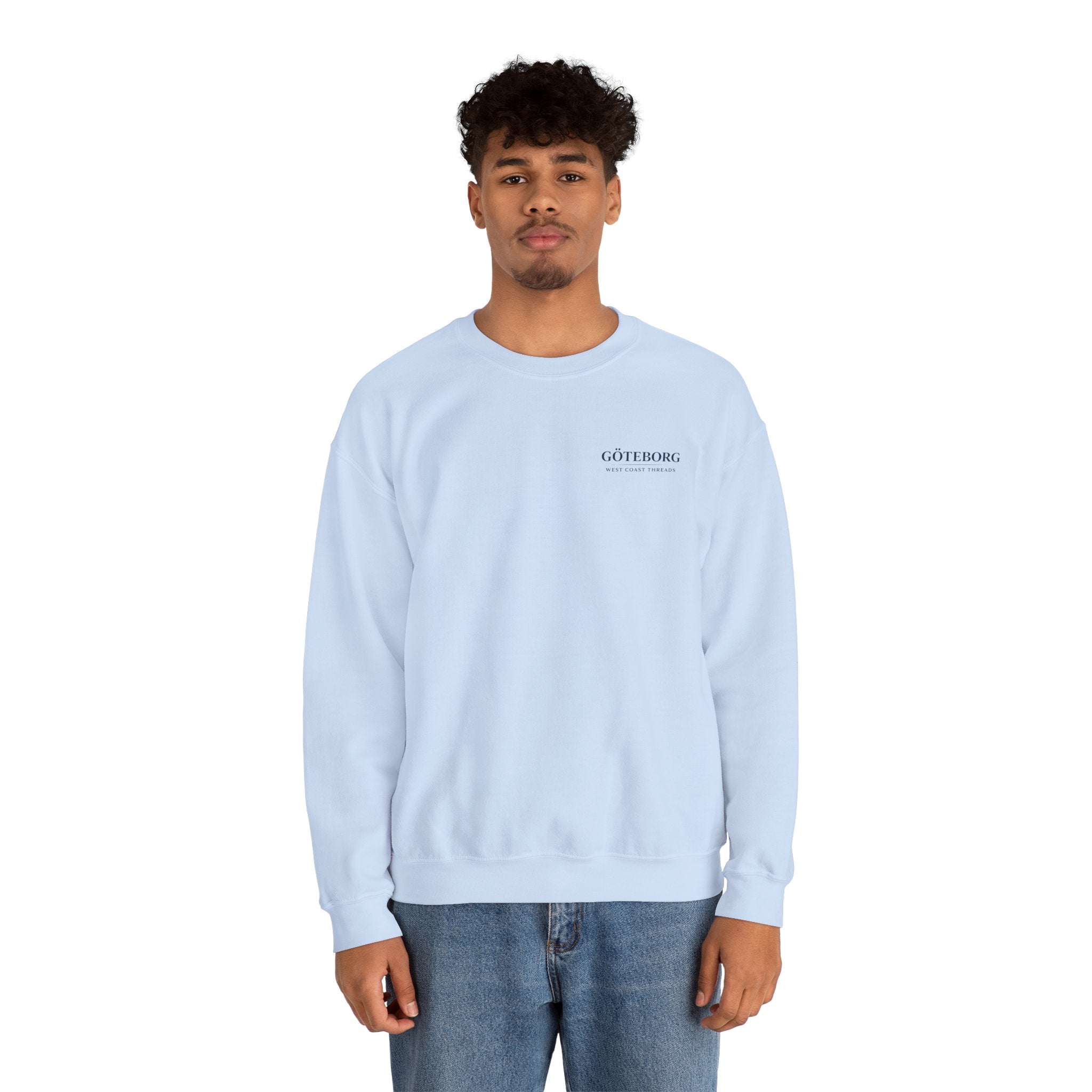 Alltid IFK Göteborg Sweatshirt | West Coast Threads | Blå tryck på rygg