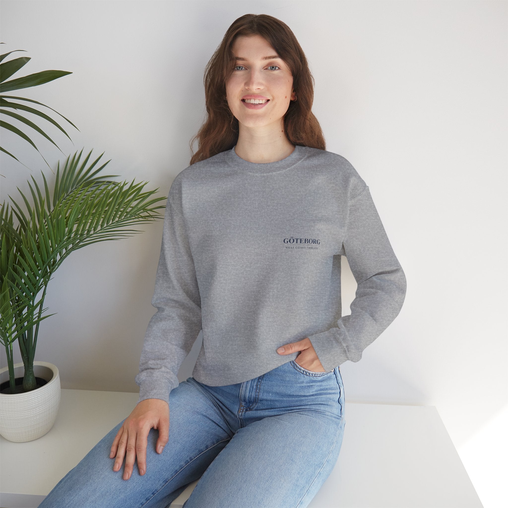 Alltid IFK Göteborg Sweatshirt | Weast Coast Threads | Vit tryck på rygg