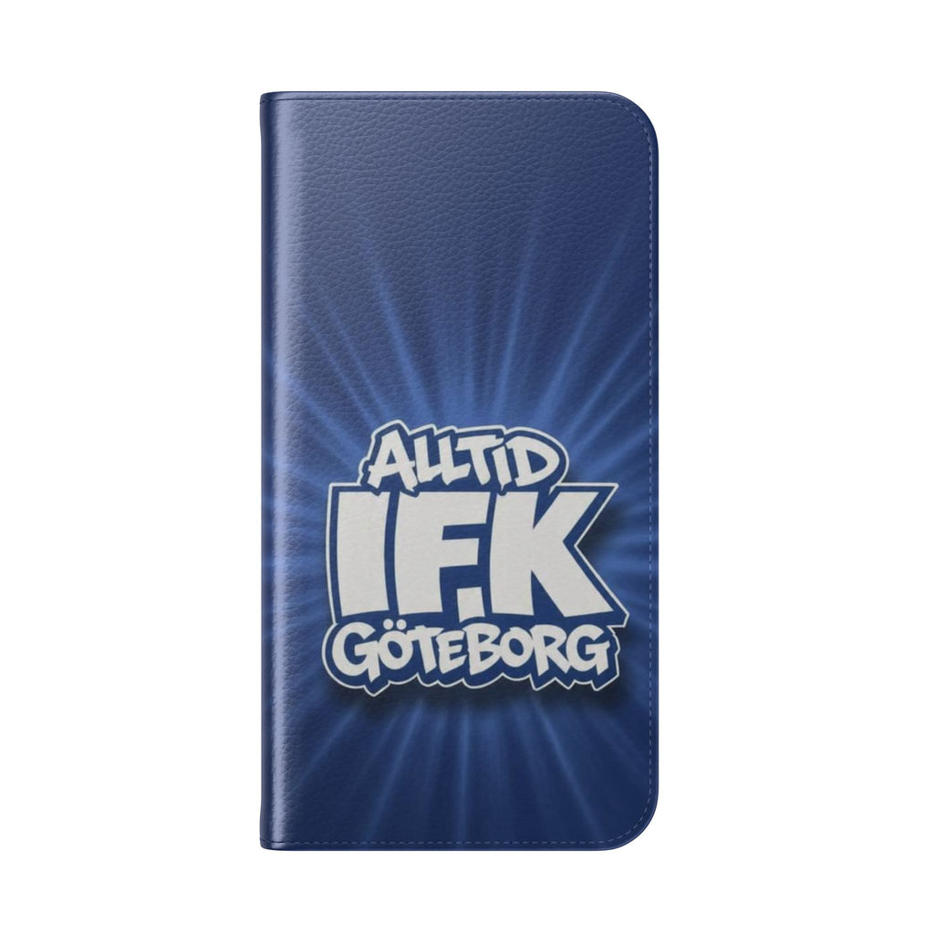 Plånboksfodral - Blå bakgrund | Iphone | Samsung | Alltid IFK Göteborg