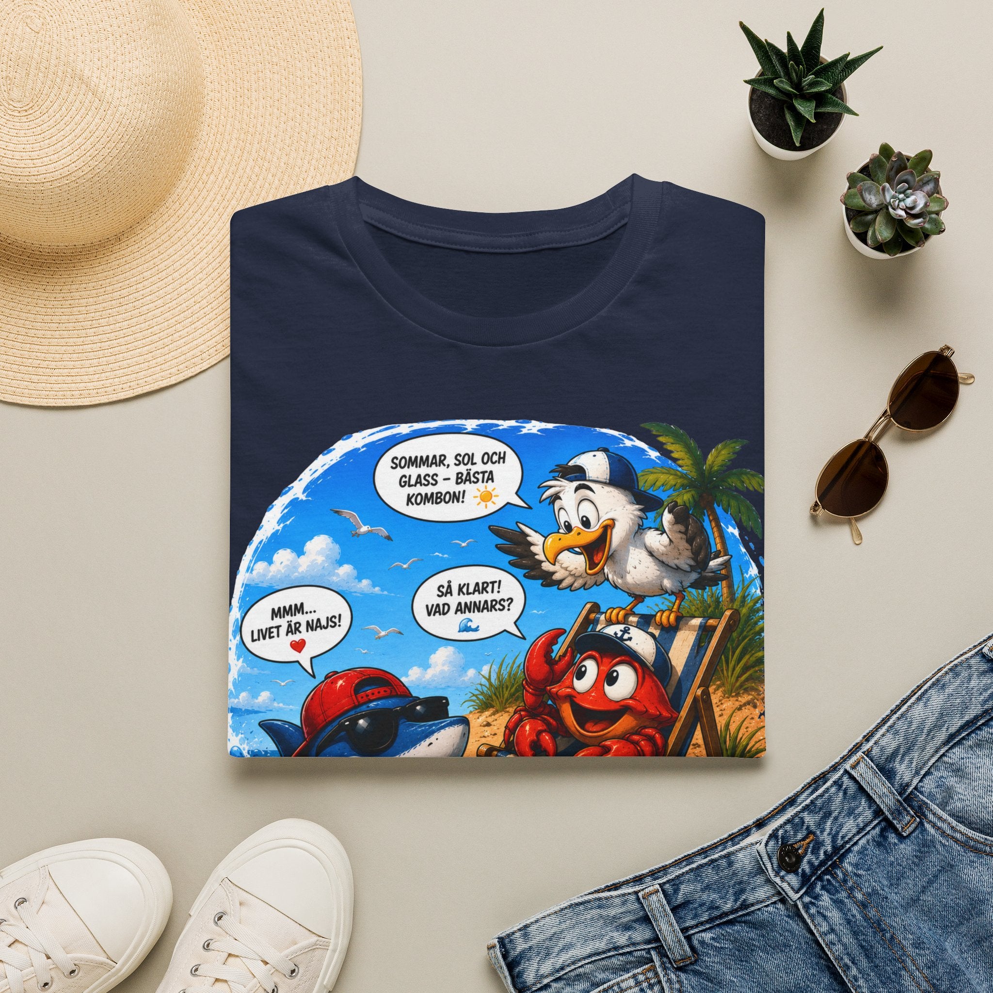 T-Shirt | Standard | Sommar vid stranden