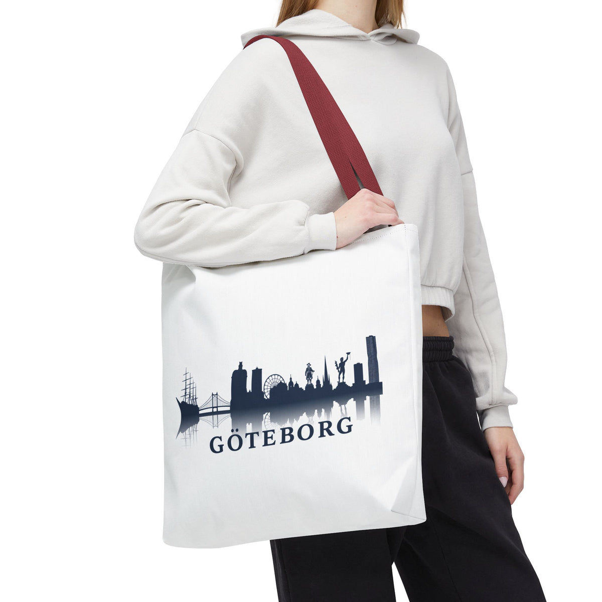 Göteborg Skyline | Kompass | Tote Bag