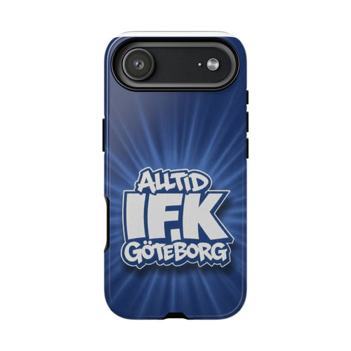 Alltid IFK Göteborg | Blå Bakgrund | Vit Logotype | Navy Protective Cover | iphone & Samsung