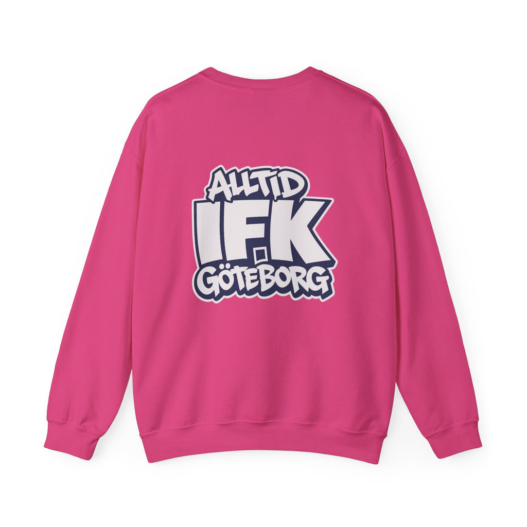 Alltid IFK Göteborg Sweatshirt | Weast Coast Threads | Vit tryck på rygg