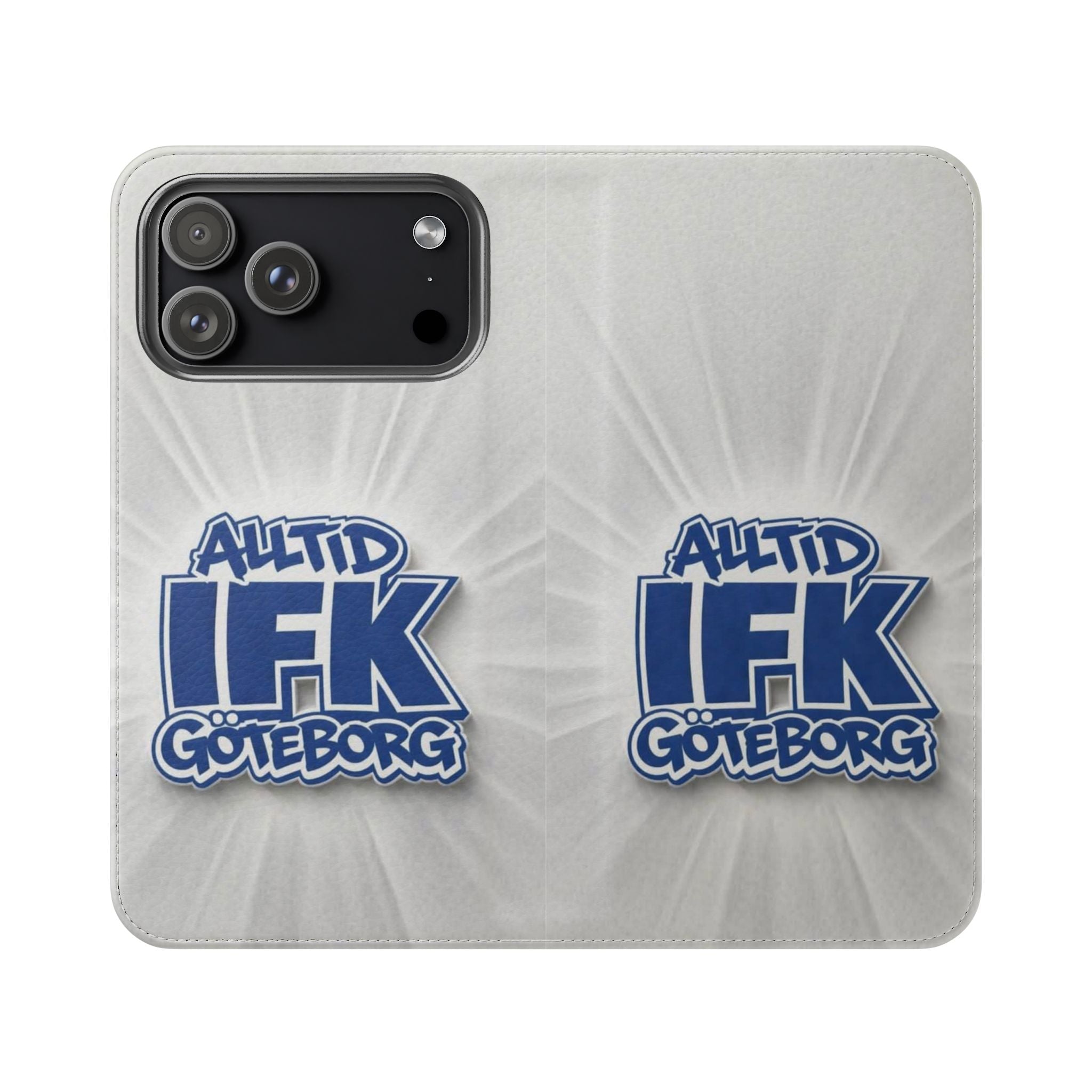 Plånboksfodral - Ljus bakgrund | Iphone | Samsung | Alltid IFK Göteborg