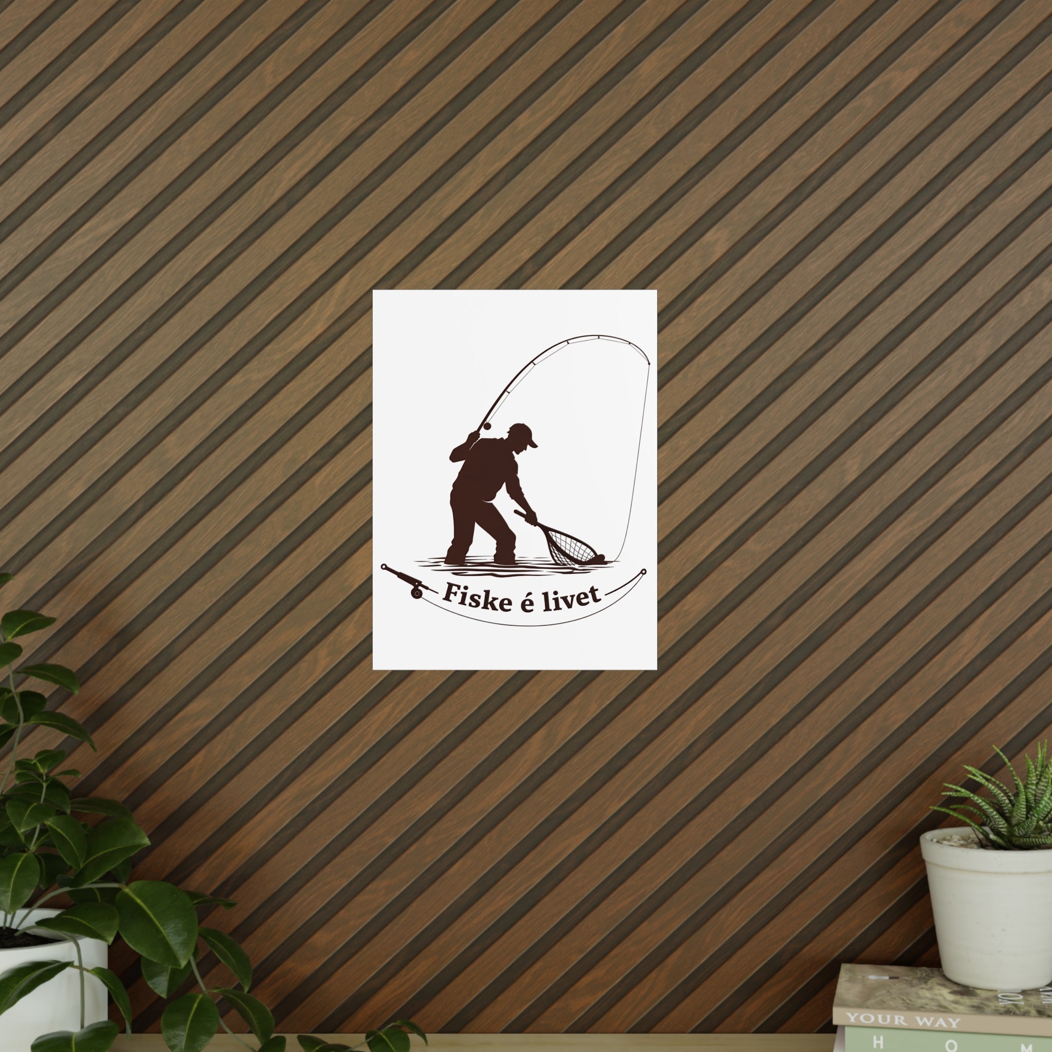 Photopaper Poster | Fiske é livet