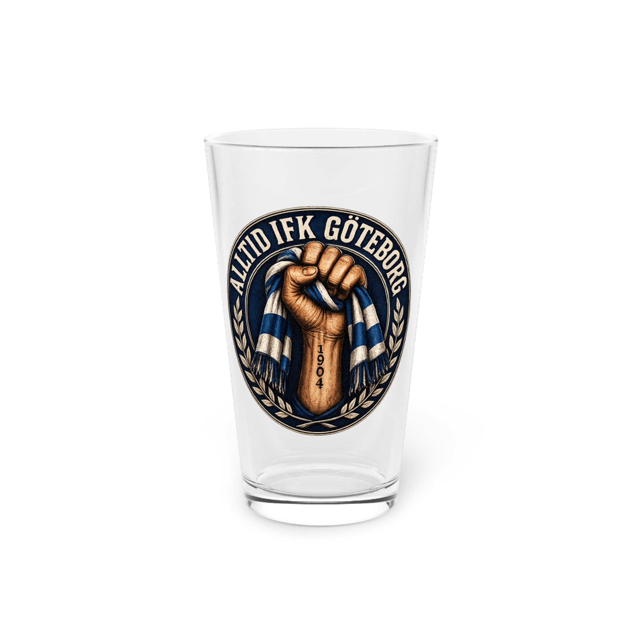 Ölglas med motivet Alltid IFK Göteborg