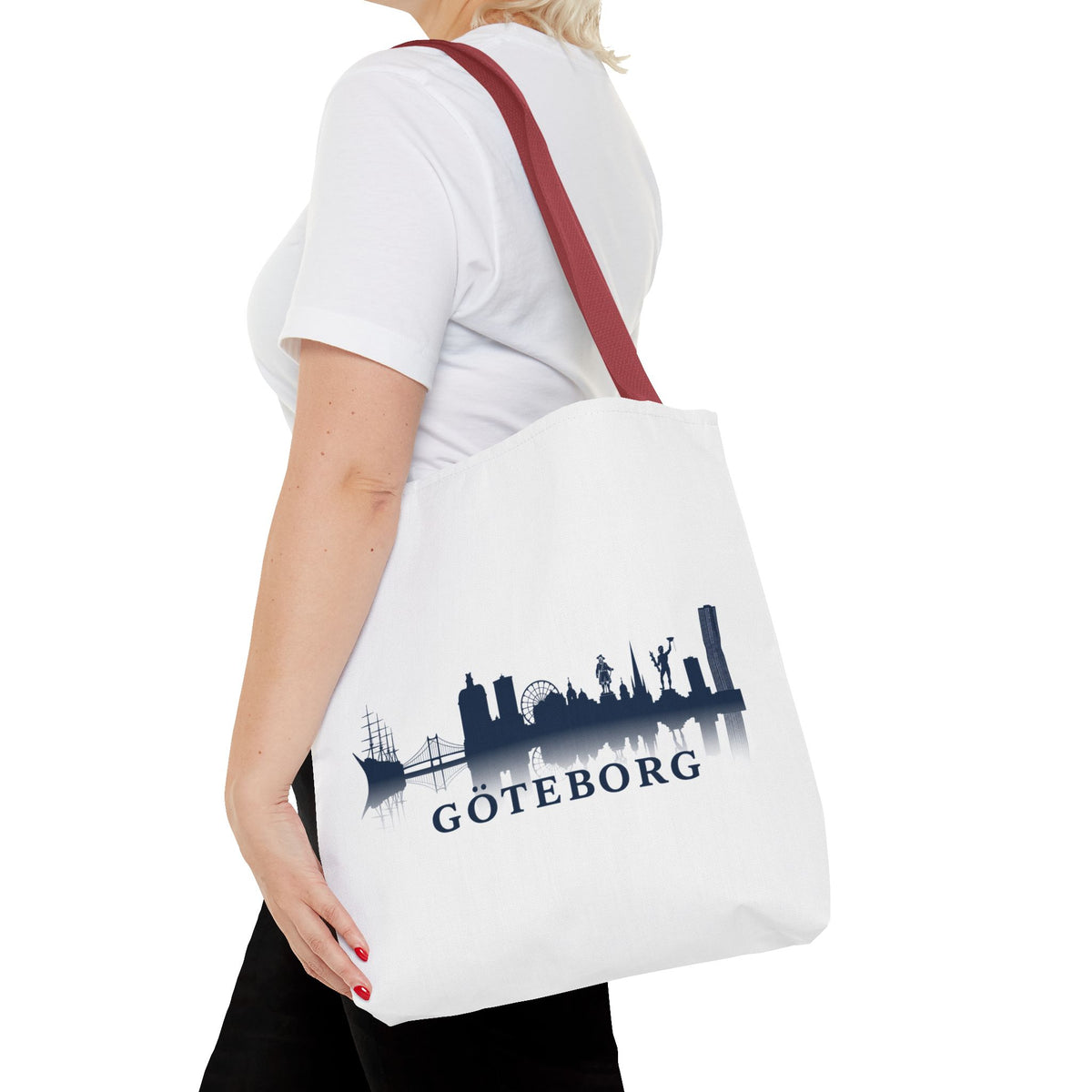 Göteborg Skyline | Kompass | Tote Bag