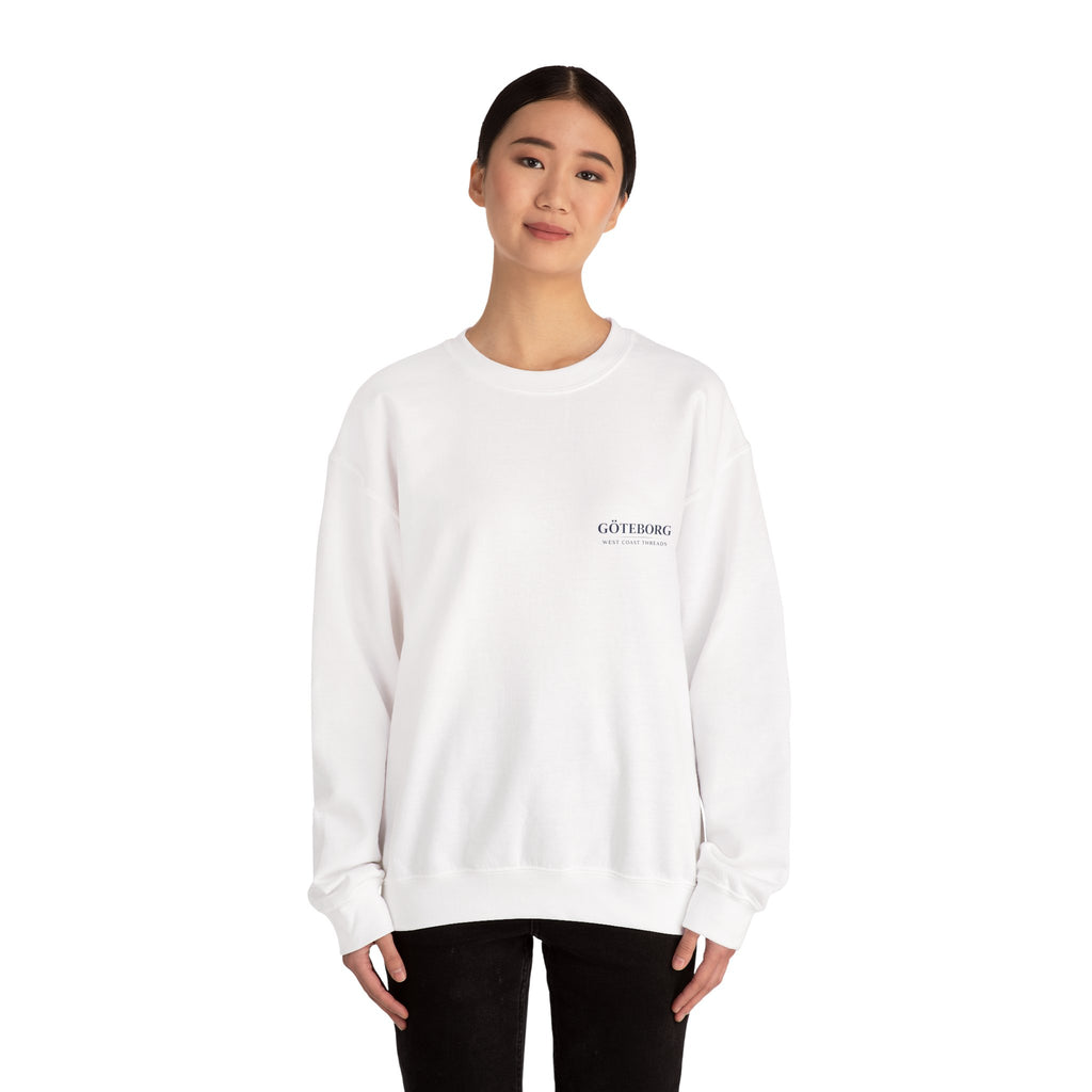Alltid IFK Göteborg Sweatshirt | Weast Coast Threads | Vit tryck på rygg