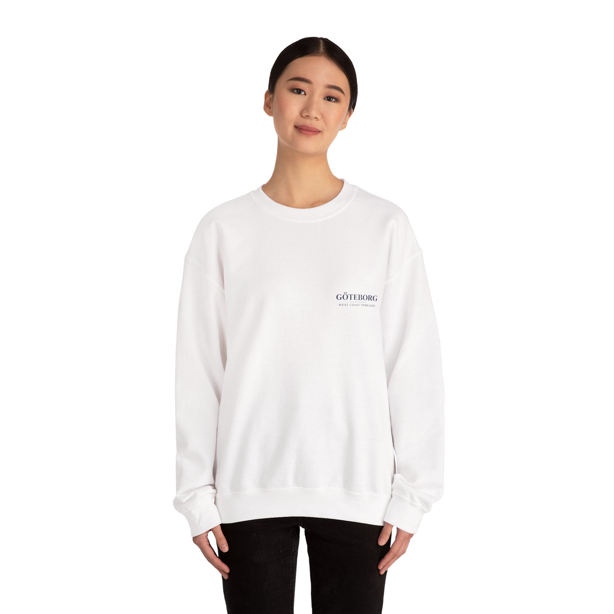 Alltid IFK Göteborg Sweatshirt | Weast Coast Threads | Vit tryck på rygg