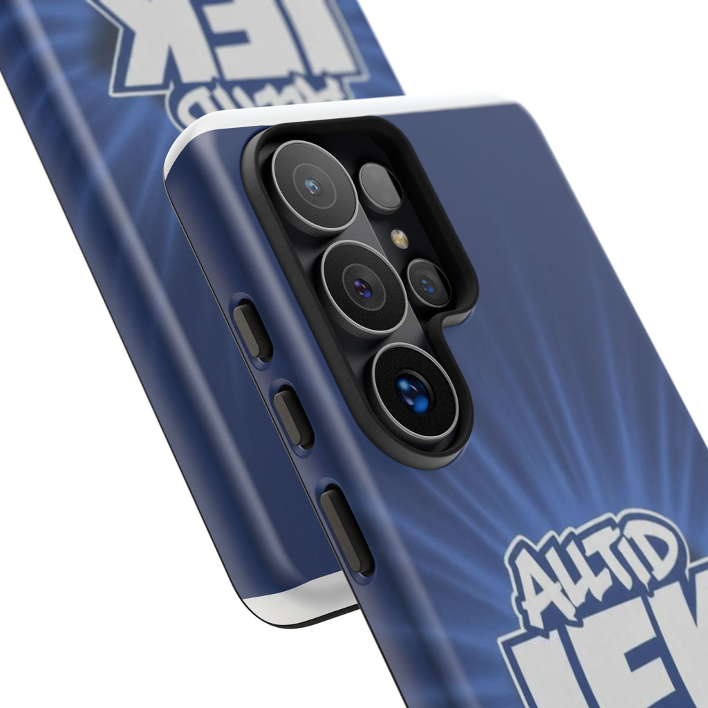 Alltid IFK Göteborg | Blå Bakgrund | Vit Logotype | Navy Protective Cover | iphone & Samsung