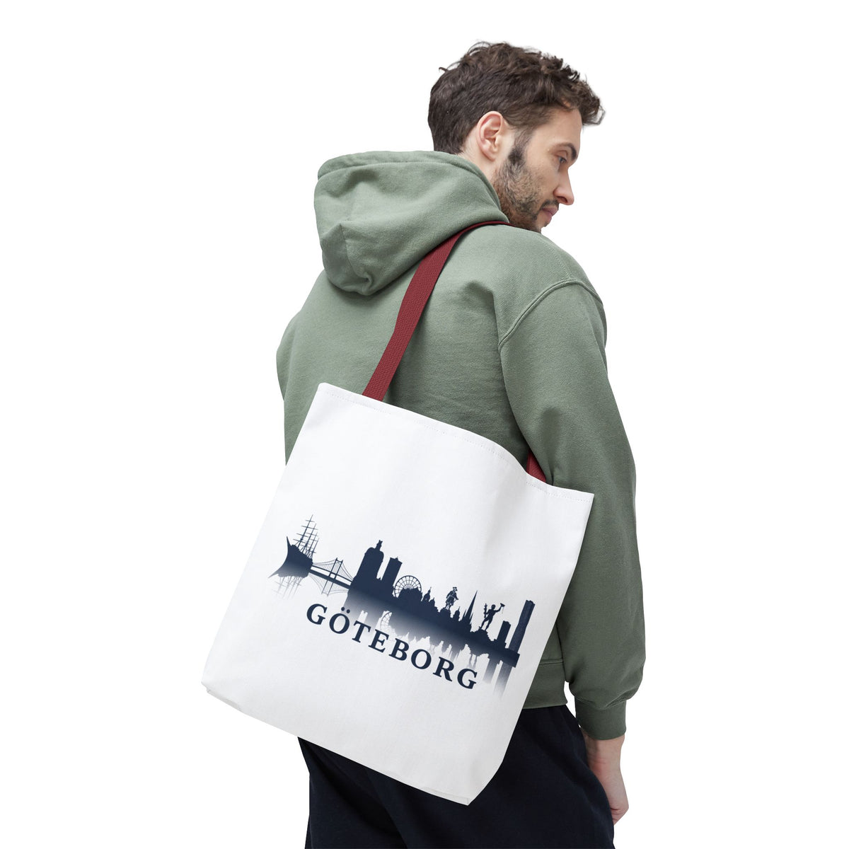 Göteborg Skyline | Kompass | Tote Bag