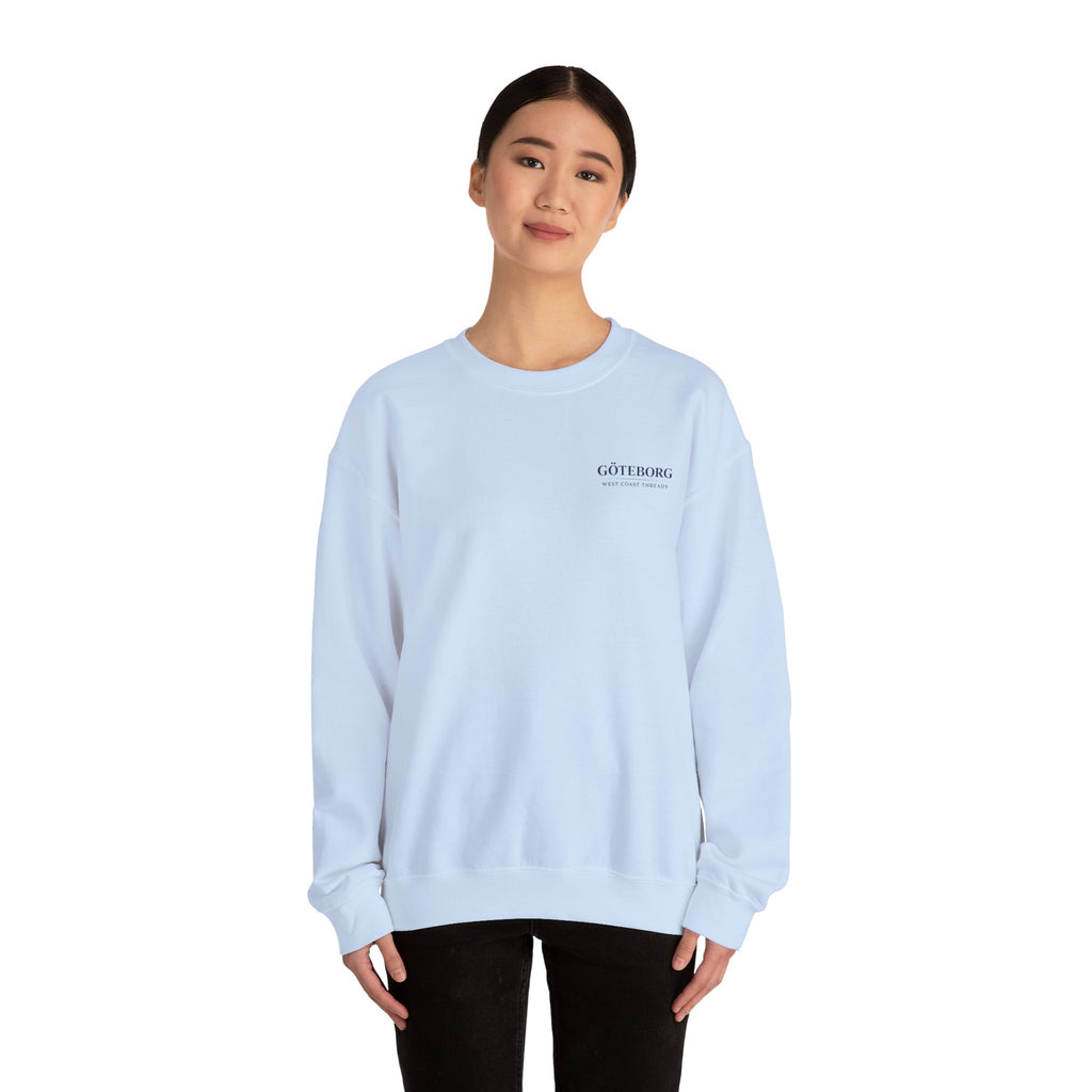 Alltid IFK Göteborg Sweatshirt | West Coast Threads | Blå tryck på rygg