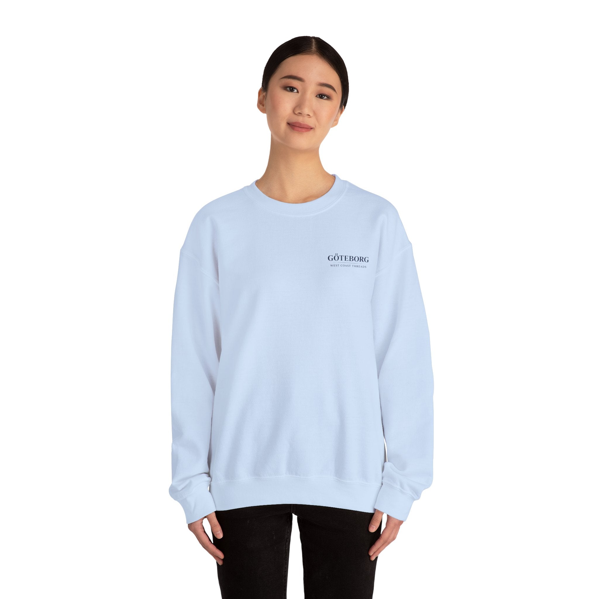 Alltid IFK Göteborg Sweatshirt | West Coast Threads | Blå tryck på rygg