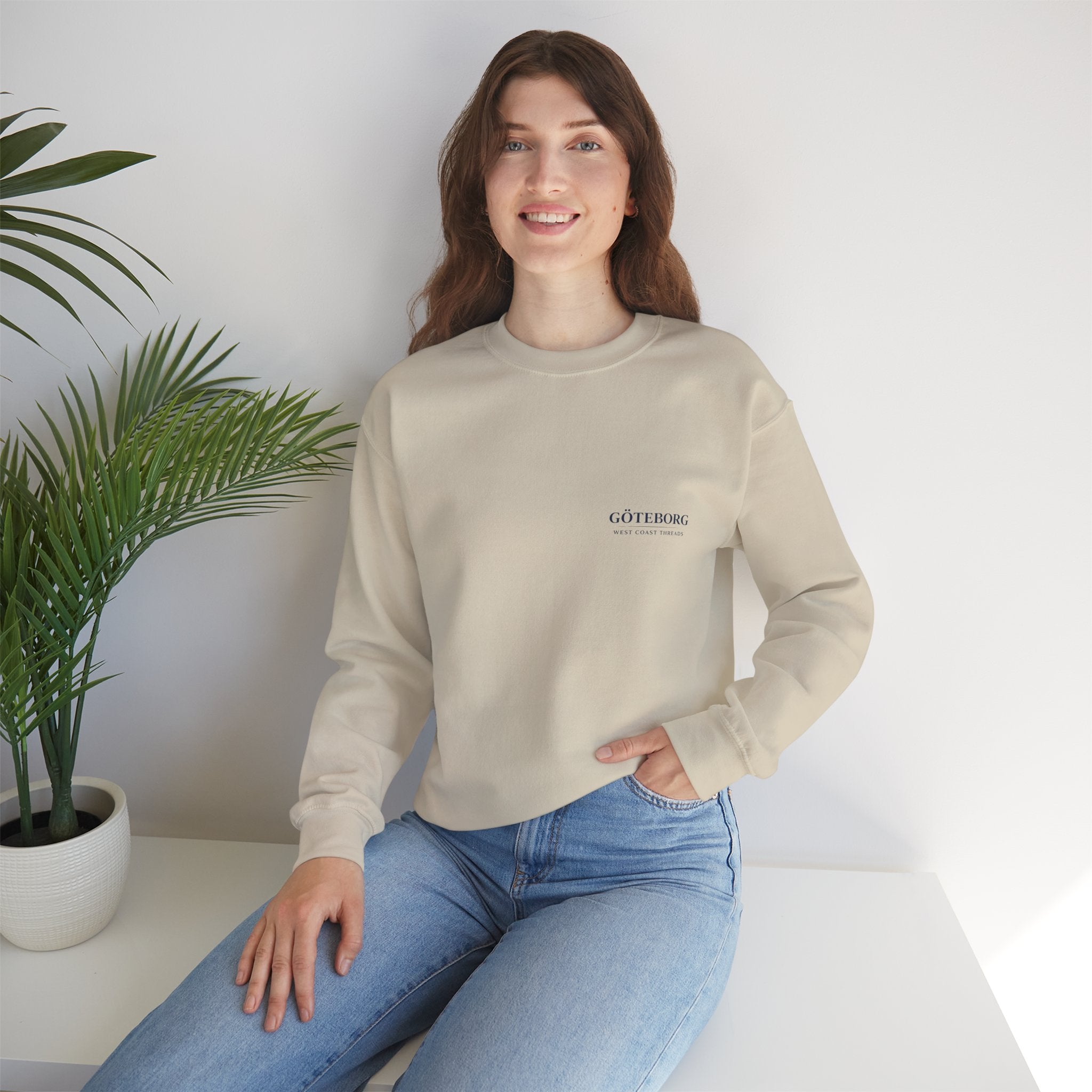 Alltid IFK Göteborg Sweatshirt | Weast Coast Threads | Vit tryck på rygg