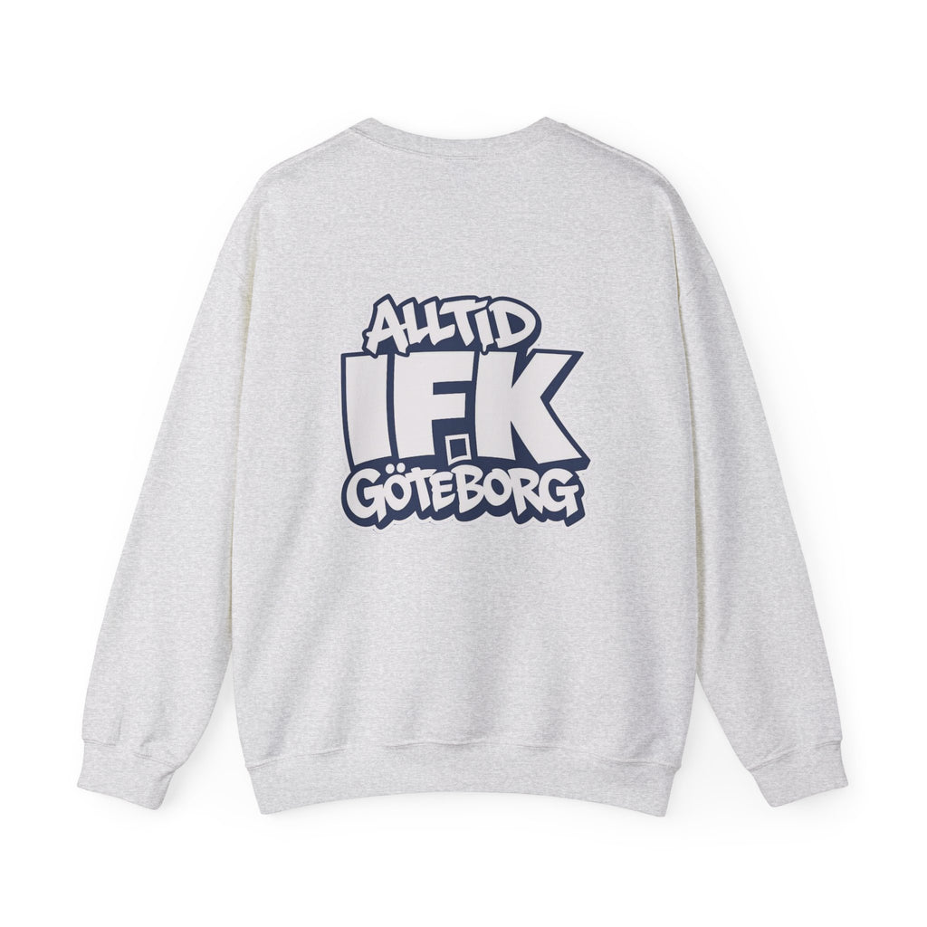 Alltid IFK Göteborg Sweatshirt | Weast Coast Threads | Vit tryck på rygg