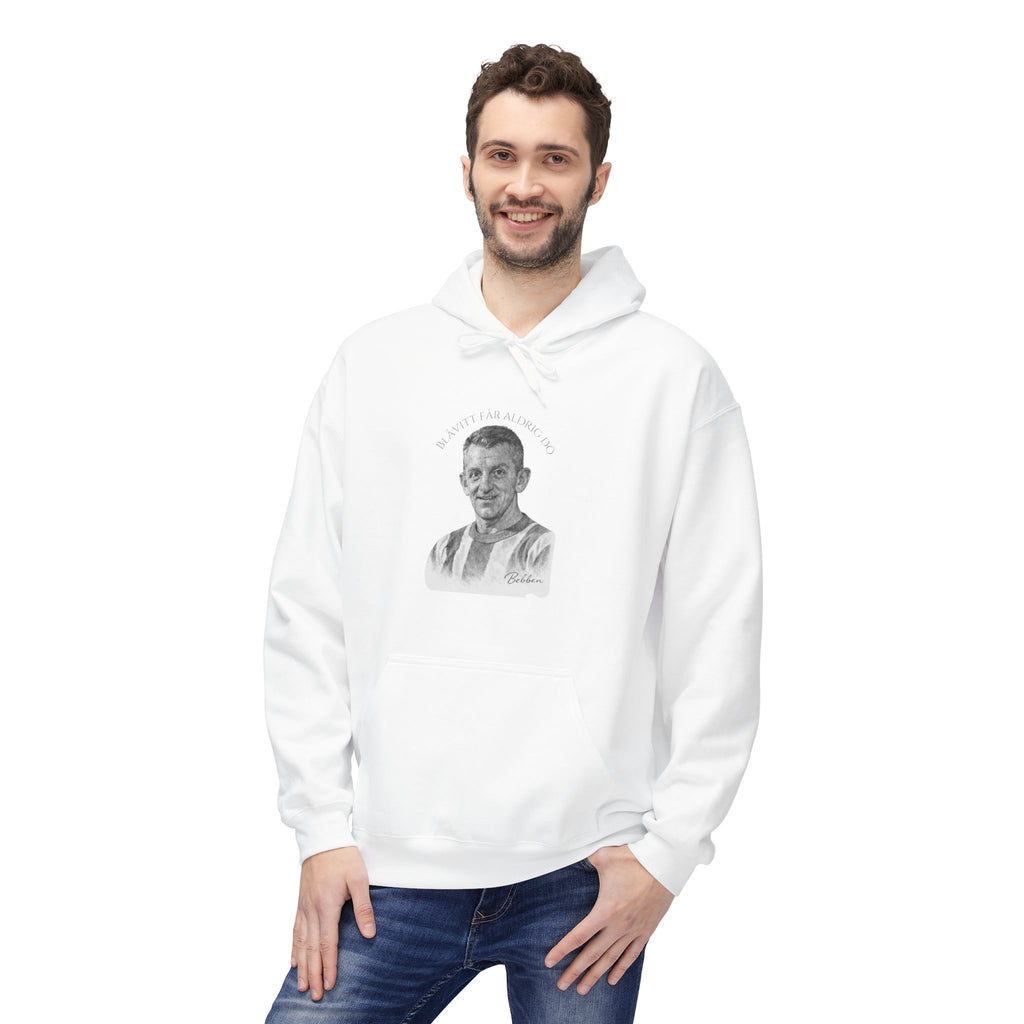 Hoodie | Bebben | Blåvitt får aldrig dö