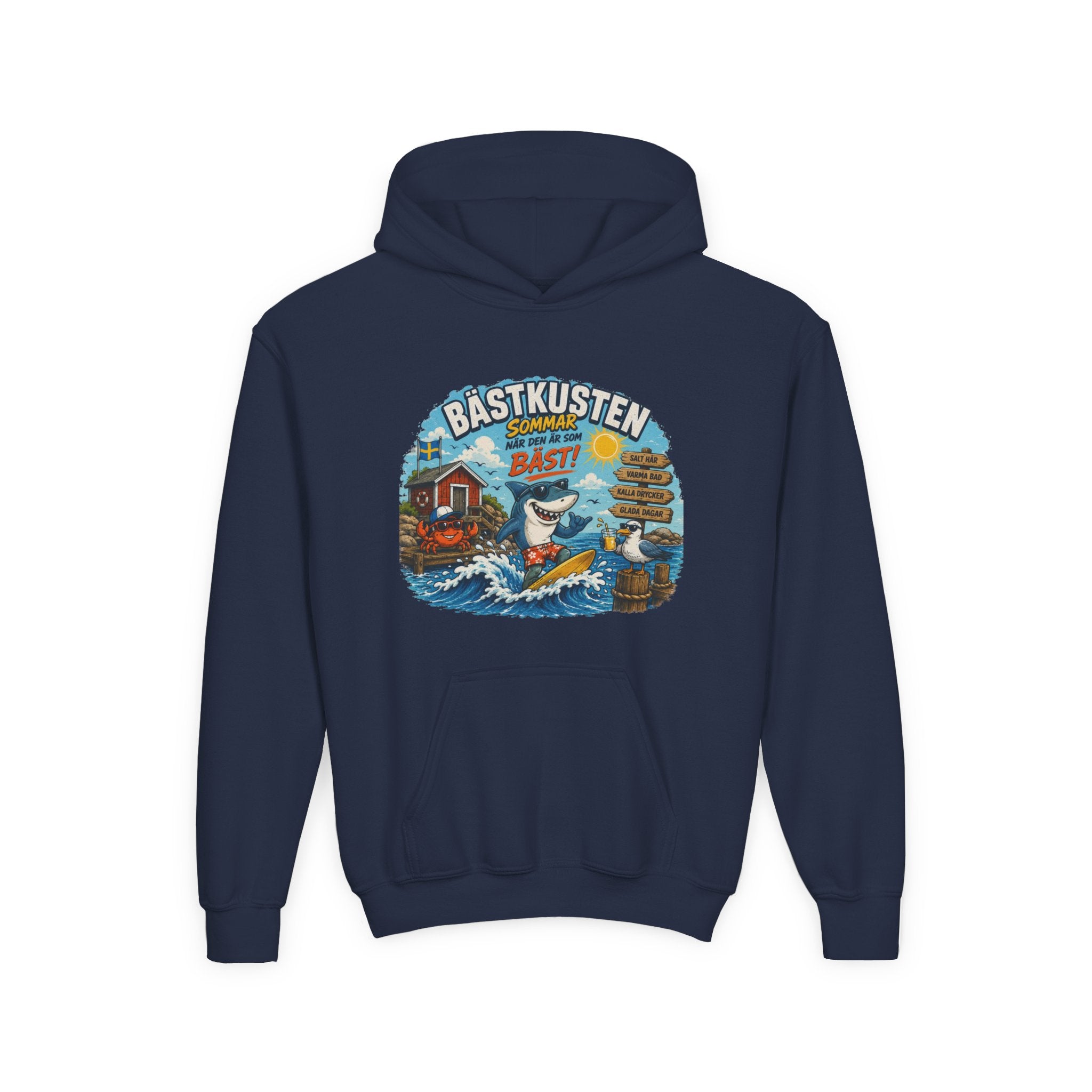 Hoodie | Bästkusten | Barn | XS-M