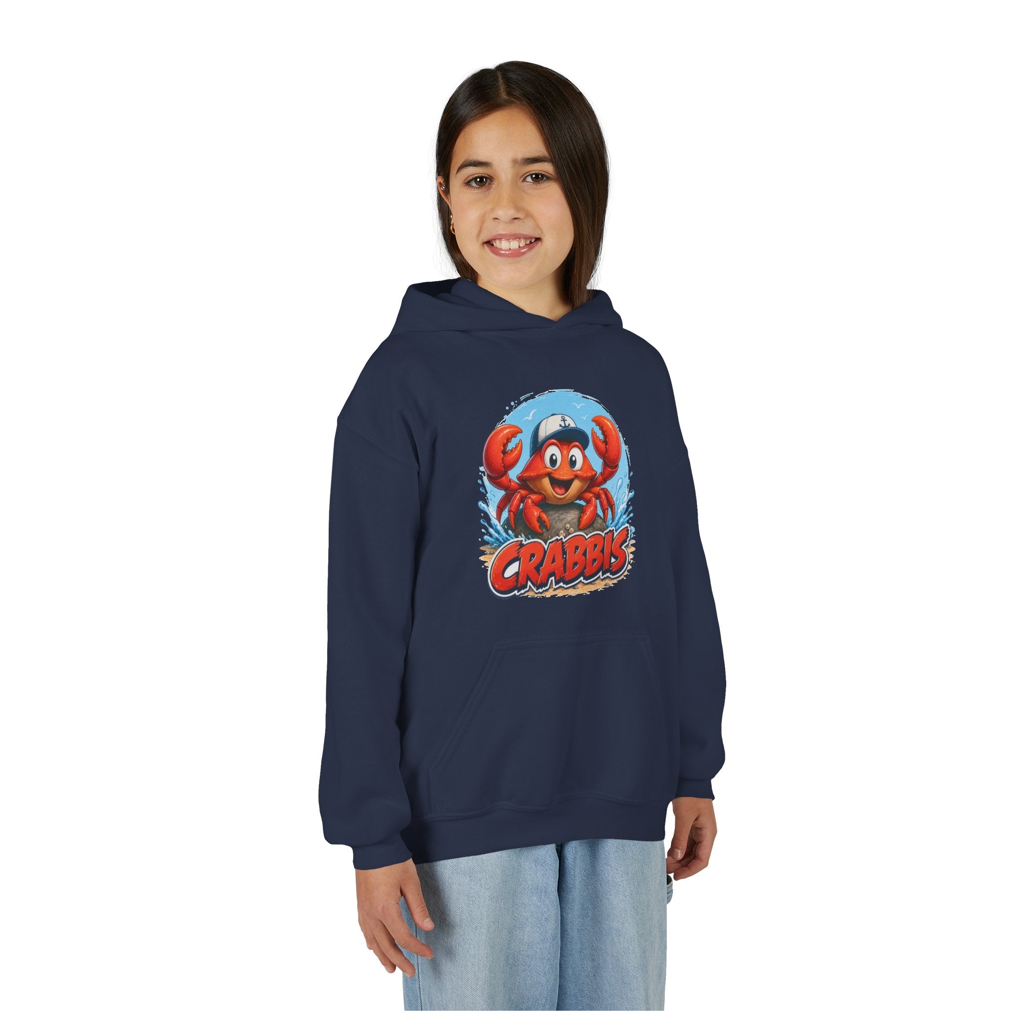 Hoodie | Crabbis | Barn | XS-M