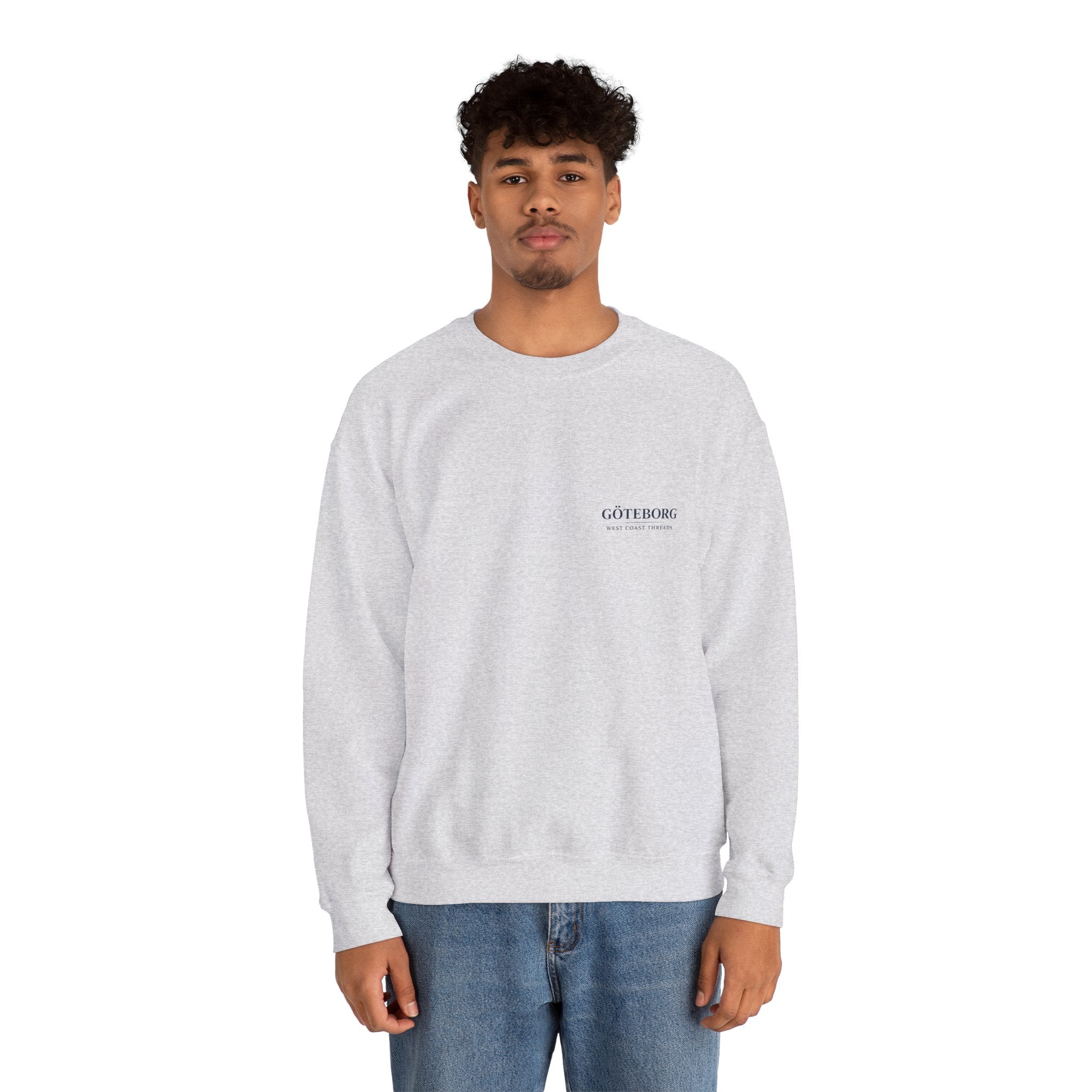 Alltid IFK Göteborg Sweatshirt | Weast Coast Threads | Vit tryck på rygg