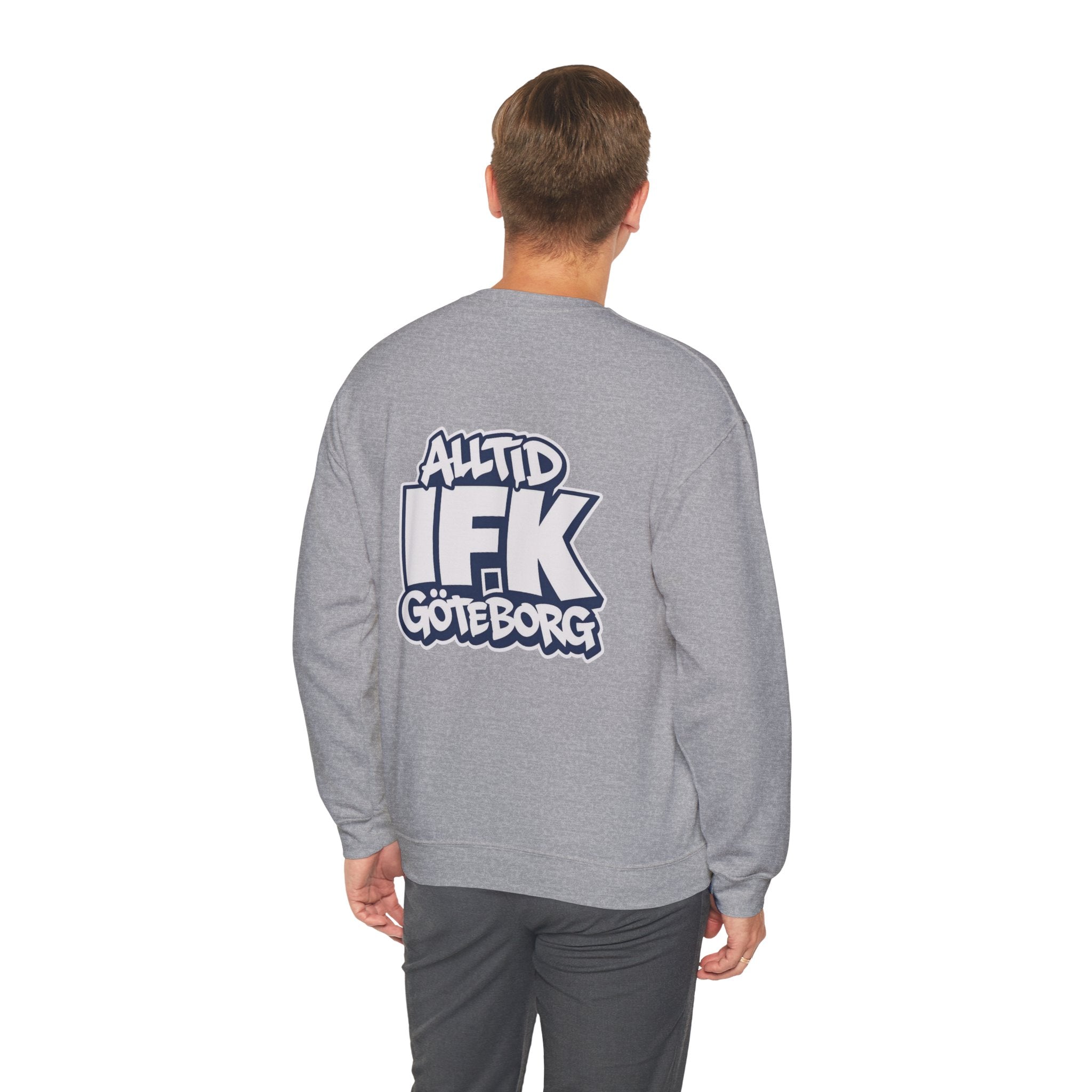 Alltid IFK Göteborg Sweatshirt | Weast Coast Threads | Vit tryck på rygg