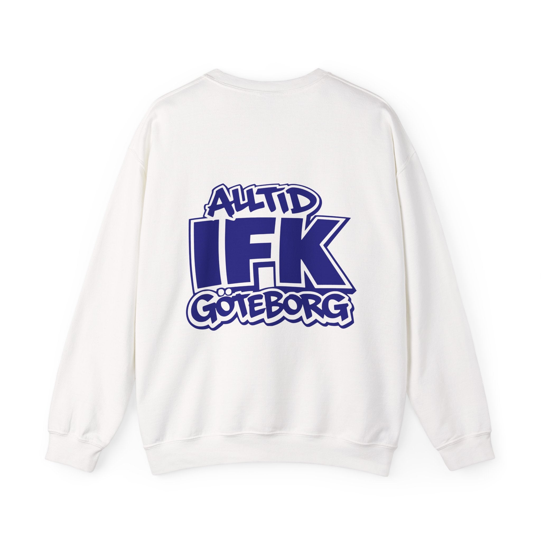 Alltid IFK Göteborg Sweatshirt | West Coast Threads | Blå tryck på rygg