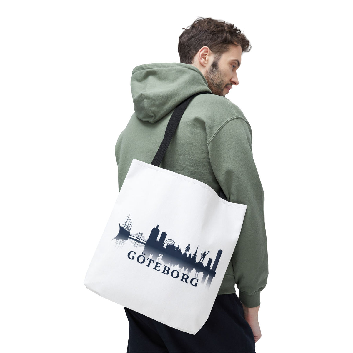 Göteborg Skyline | Kompass | Tote Bag