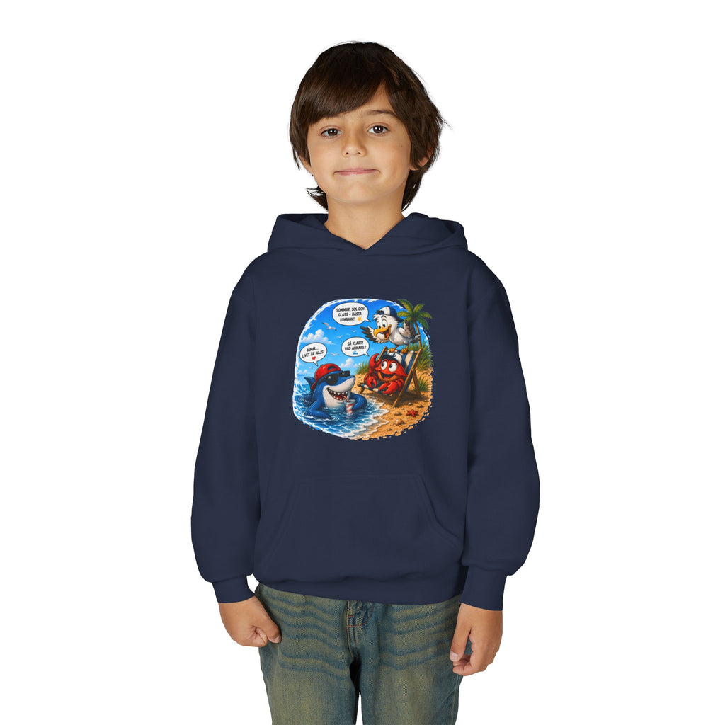 Hoodie | På stranden | Barn | XS-M