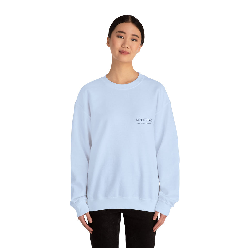 Alltid IFK Göteborg Sweatshirt | Weast Coast Threads | Vit tryck på rygg