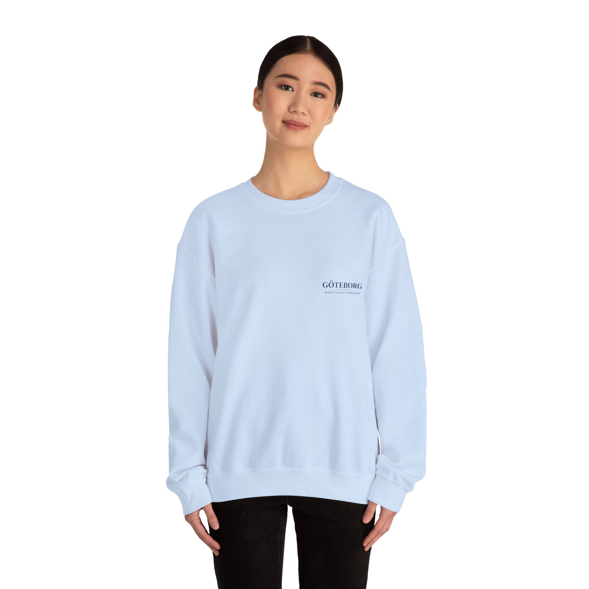 Alltid IFK Göteborg Sweatshirt | Weast Coast Threads | Vit tryck på rygg