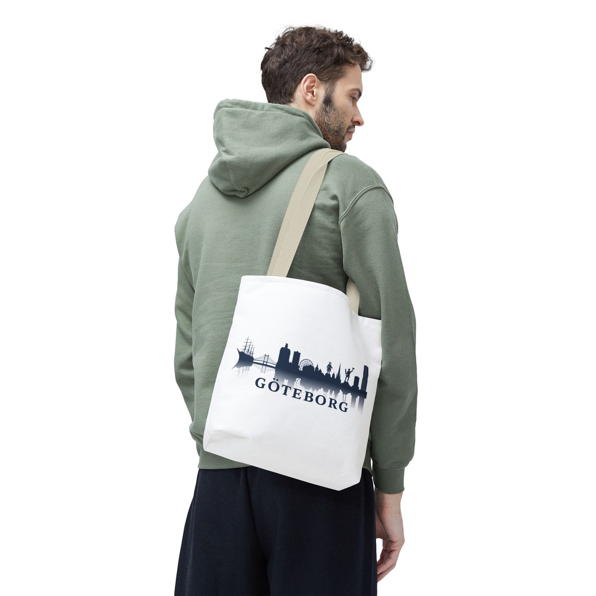 Göteborg Skyline | Kompass | Tote Bag