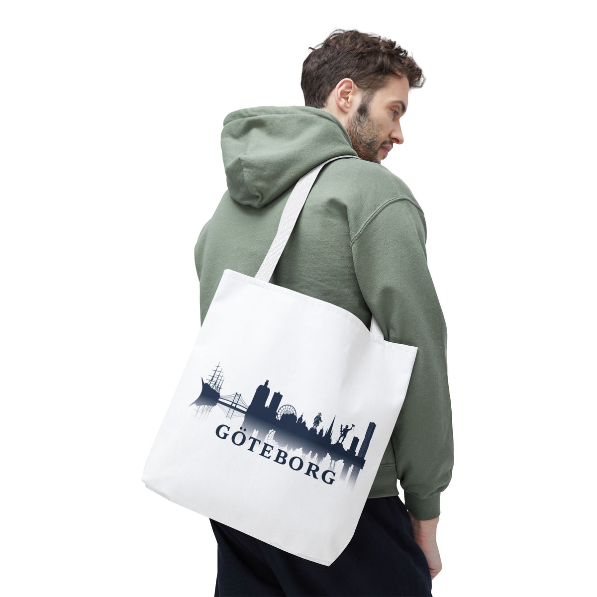 Göteborg Skyline | Kompass | Tote Bag