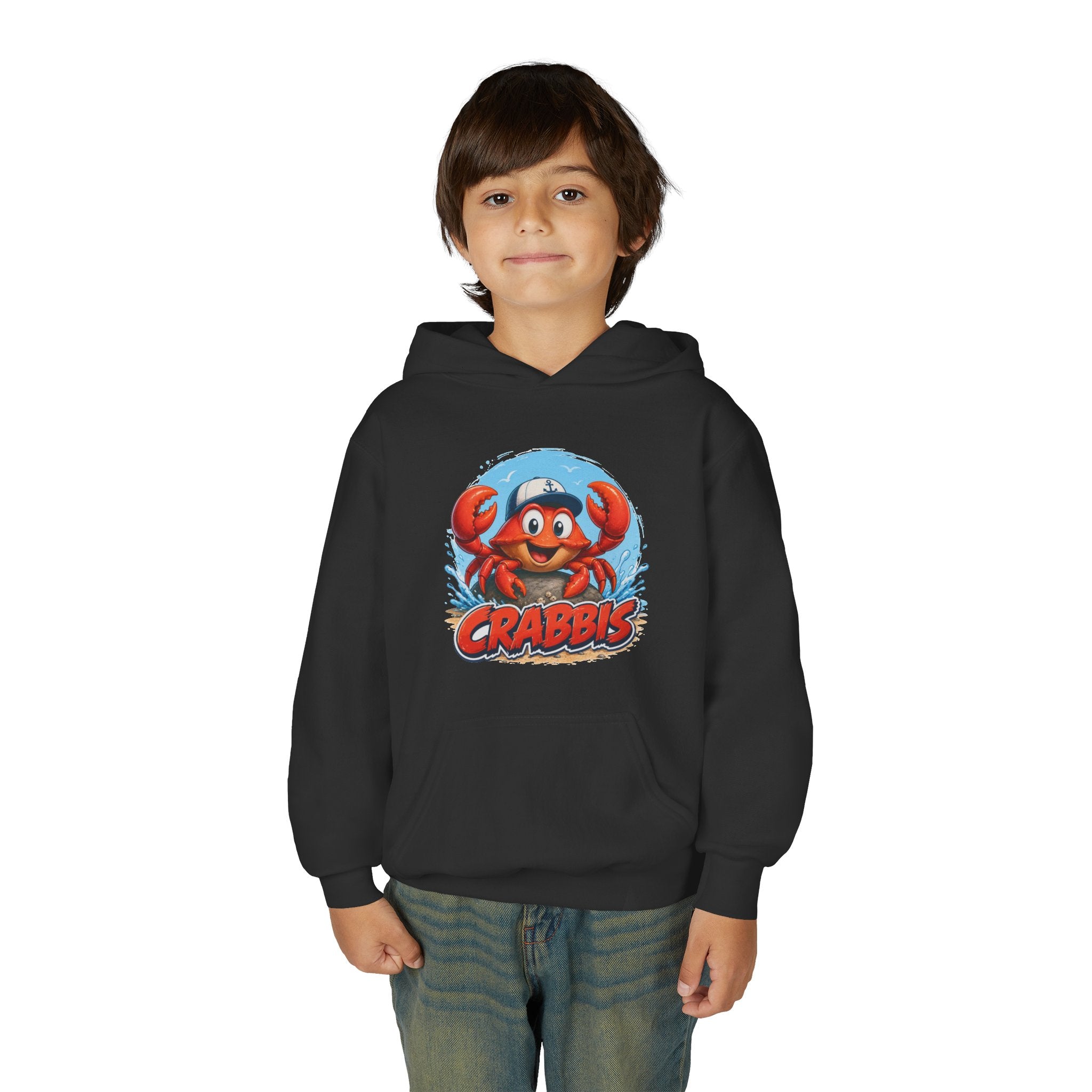 Hoodie | Crabbis | Barn | XS-M