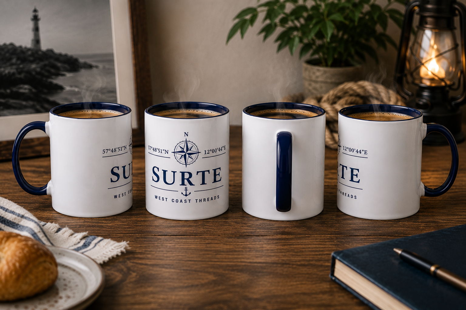 Mugg | Surte | Kompass