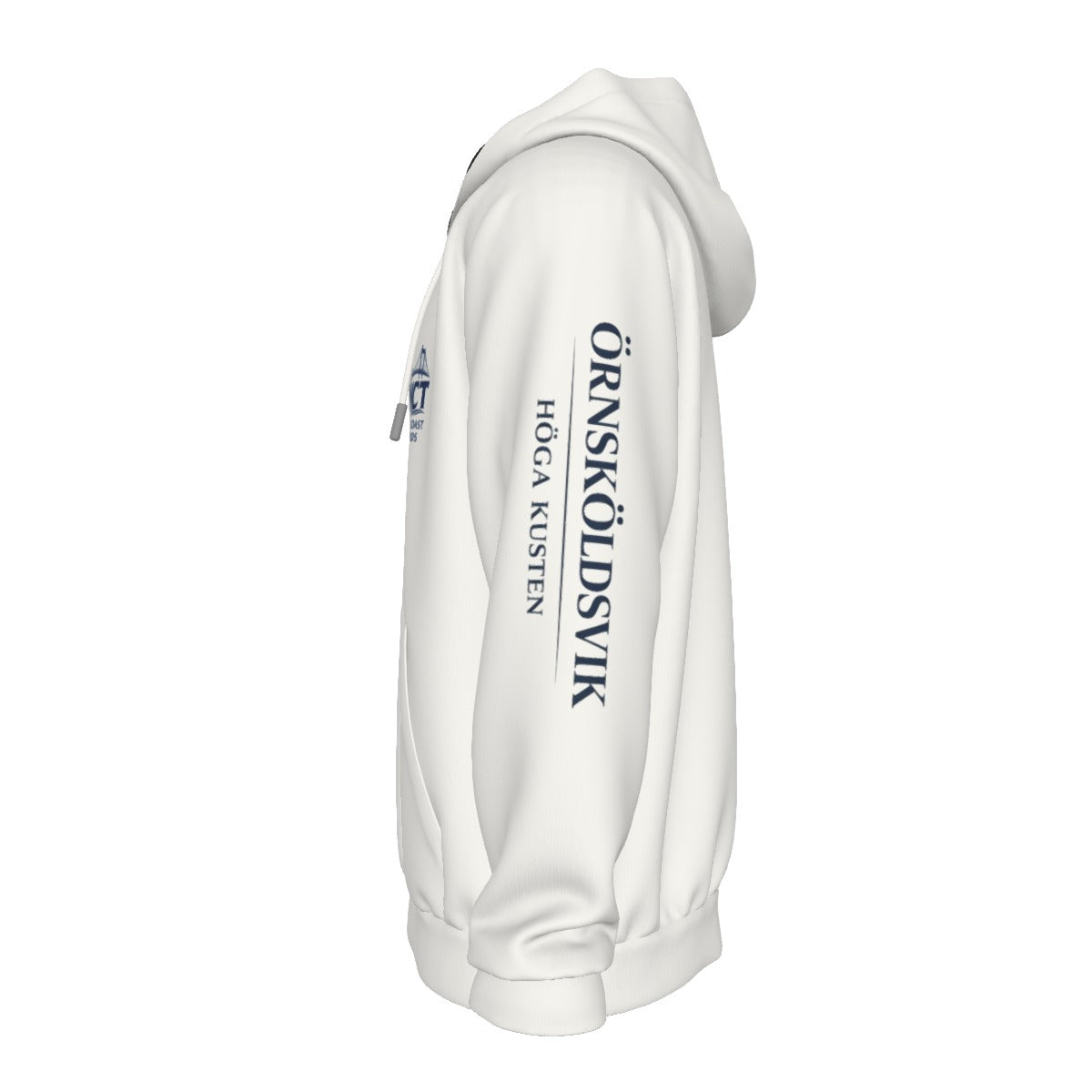 Zip Hoodie med fickor | Örnsköldsvik - Höga Kusten | West Coast Threads