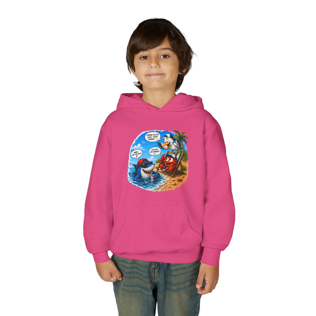 Hoodie | På stranden | Barn | XS-M