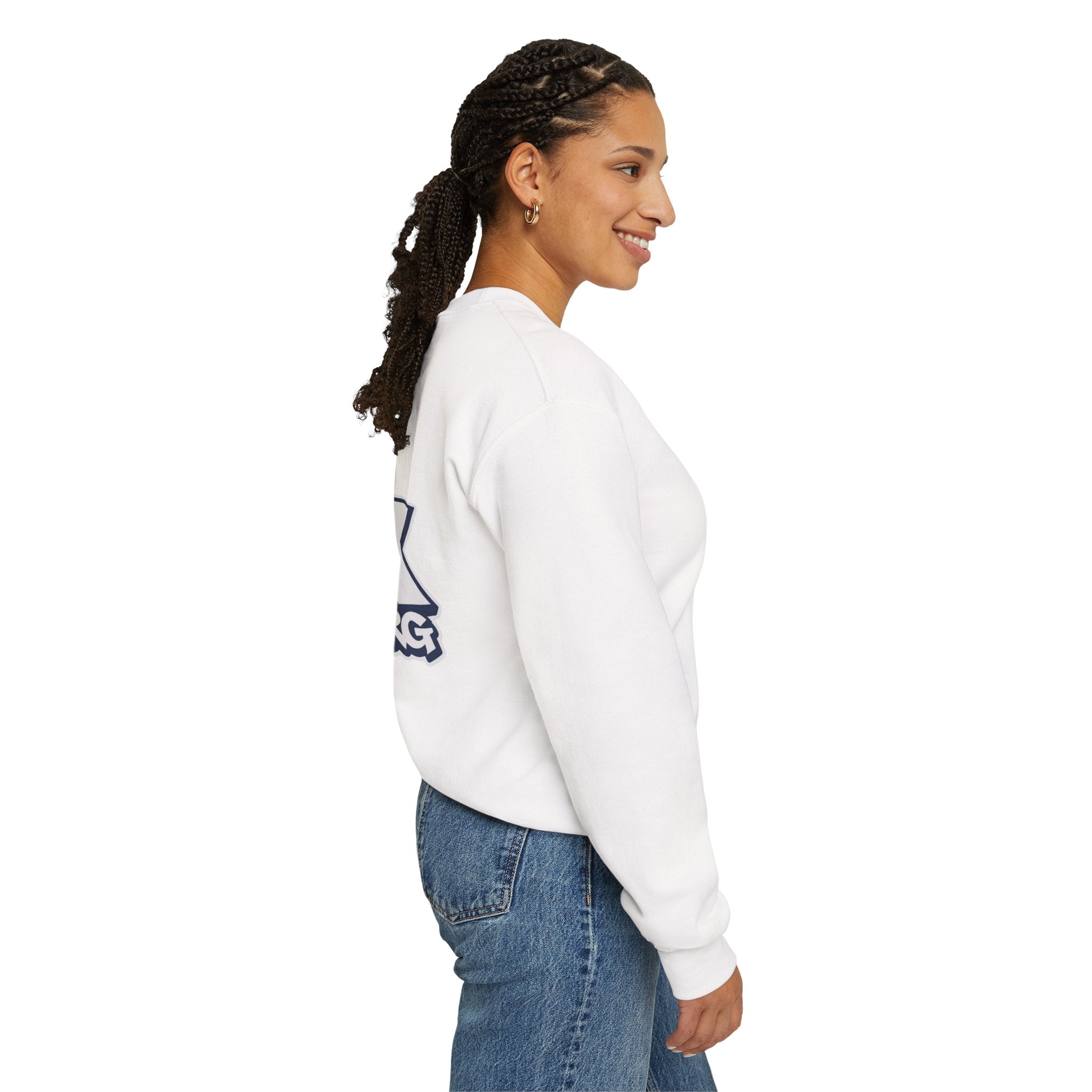 Alltid IFK Göteborg Sweatshirt | Weast Coast Threads | Vit tryck på rygg