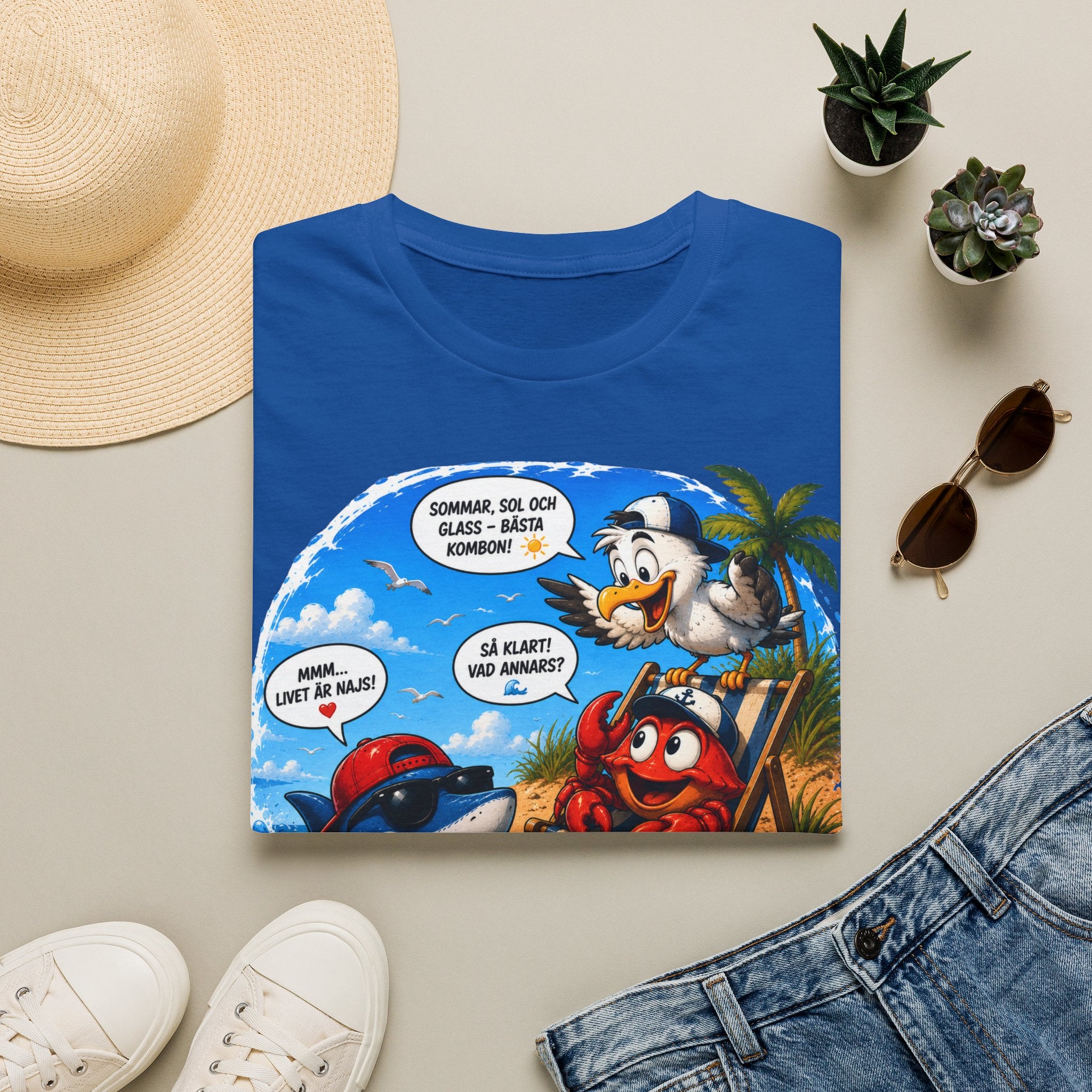 T-Shirt | Standard | Sommar vid stranden