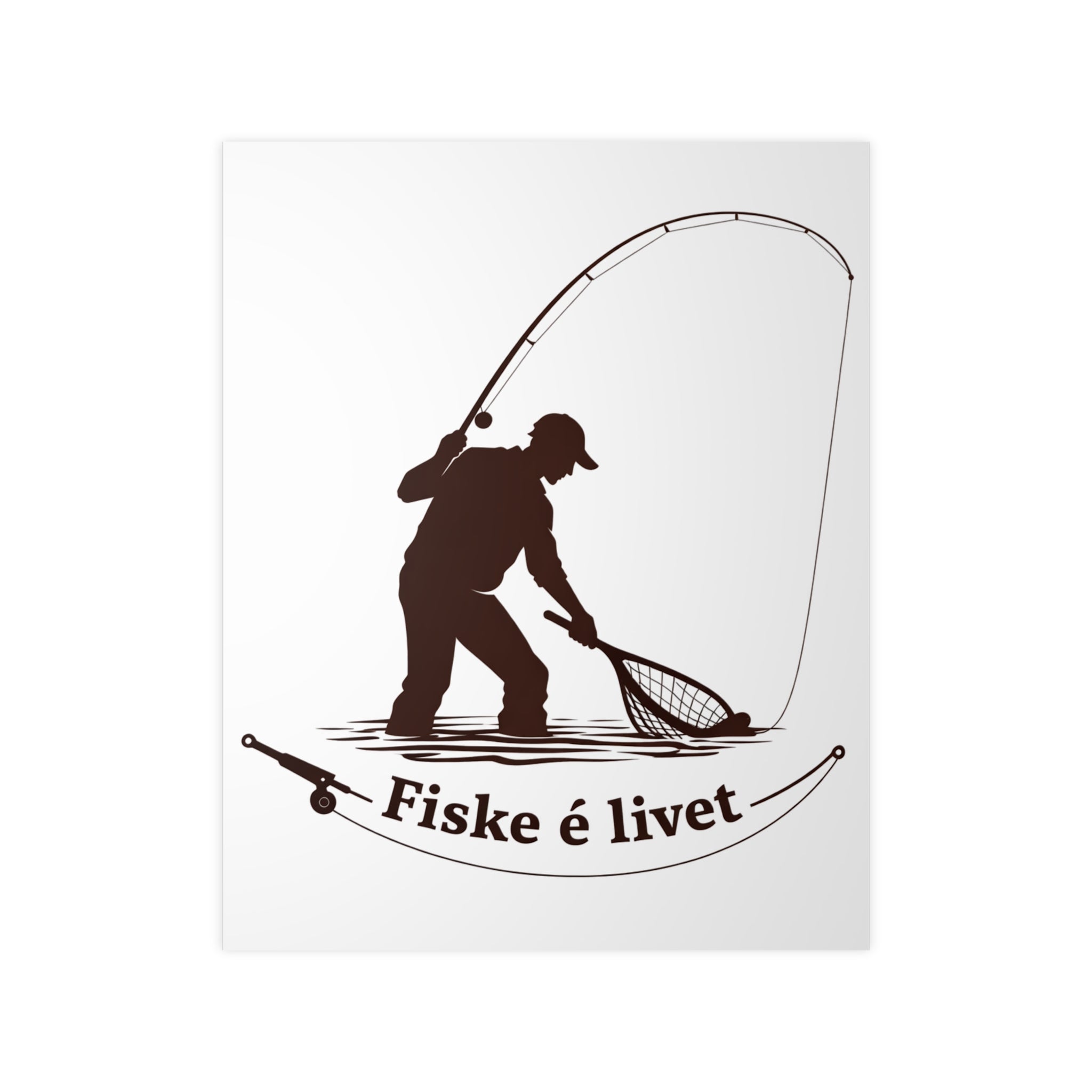 Photopaper Poster | Fiske é livet