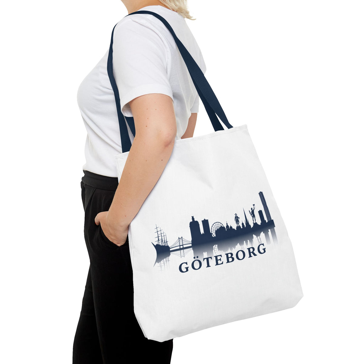 Göteborg Skyline | Kompass | Tote Bag