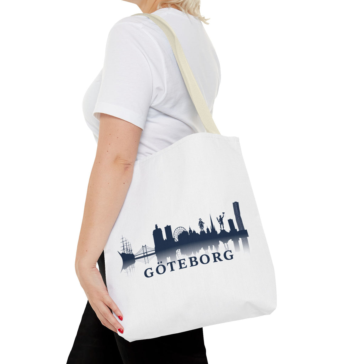 Göteborg Skyline | Kompass | Tote Bag