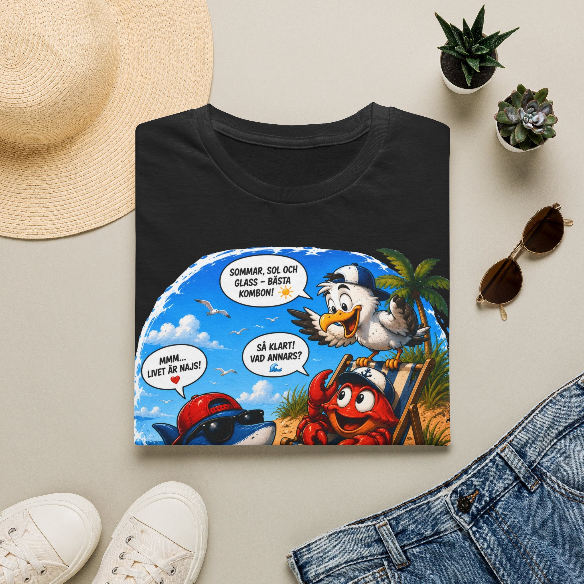 T-Shirt | Standard | Sommar vid stranden